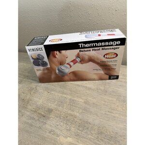 Homedics Thermassage Deluxe Vibrating Heat Massager 4 Heads RF-6000 Never Used